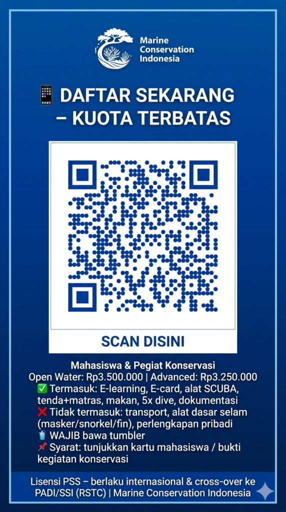 Scuba diving course for Indonesian student